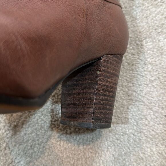 Cole Haan Nike Air Heeled Brown Ankle Vintage Cassidy Booties Women Size 9.5B - Picture 10 of 11